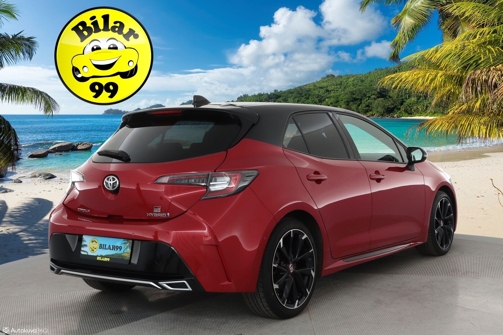 TOYOTA COROLLA 2022 Hatchback 1,8 Hybrid Active GR Sport - Adapt.Vakkari / HUD / Peruutuskamera / Adapt.LED / Puolinahkasisusta / Ratinlämmitys / Langaton lataus / Siisti yksilö!