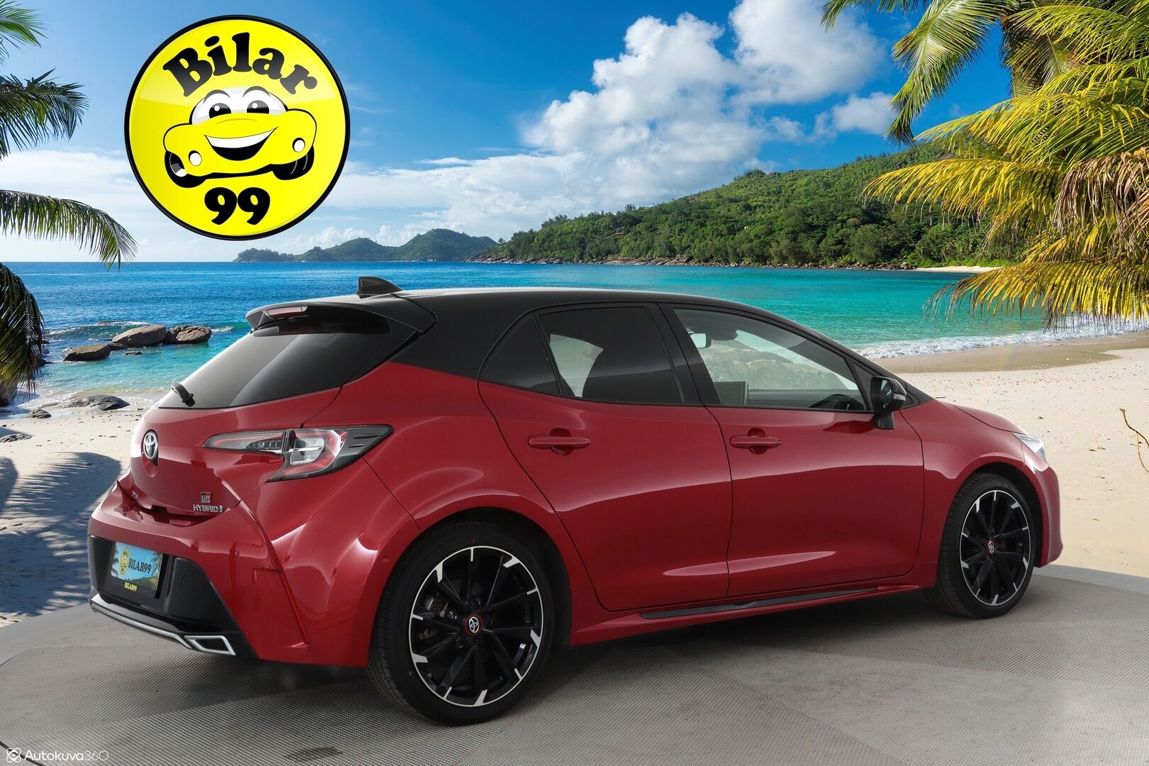 TOYOTA COROLLA 2022 Hatchback 1,8 Hybrid Active GR Sport - Adapt.Vakkari / HUD / Peruutuskamera / Adapt.LED / Puolinahkasisusta / Ratinlämmitys / Langaton lataus / Siisti yksilö!