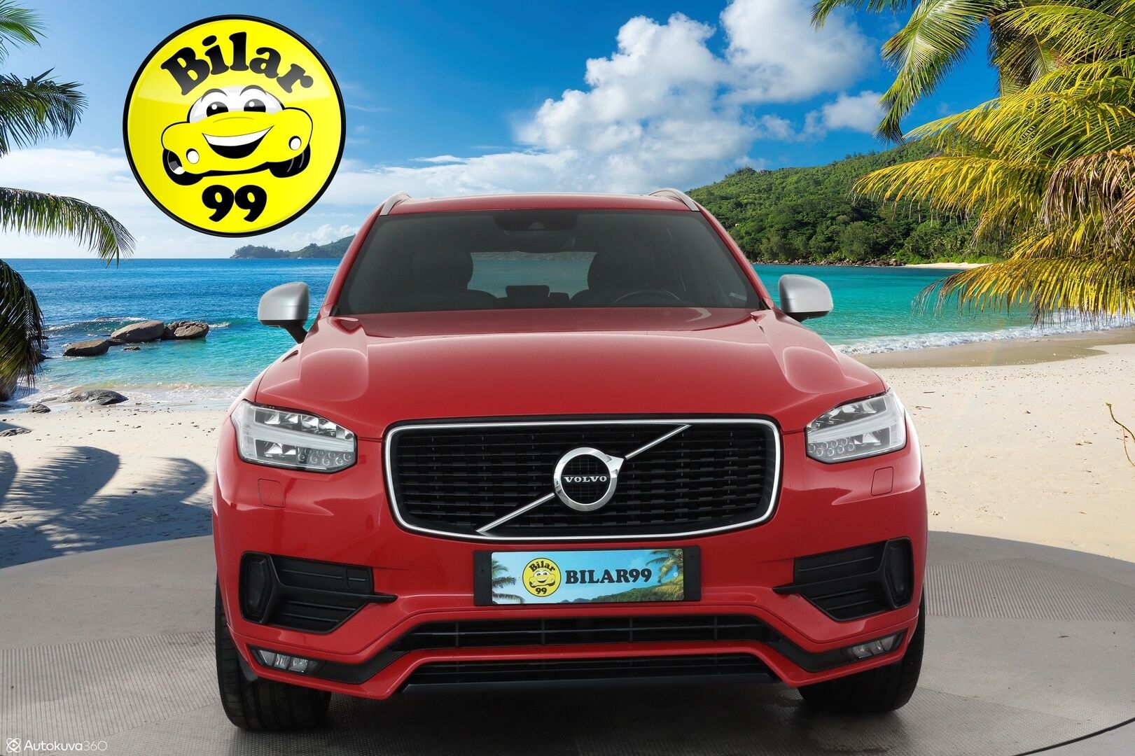 Volvo XC90 2016 D5 AWD R-Design aut 7-Paik **Panorama / ACC / HUD / Ilma-alusta / Sporttinahat Muistilla / Webasto / Koukku / Full-LED** - 3,99 % KORKOTARJOUS TÄHÄN AUTOON - Todella kattavilla varusteilla ja harvinaisella värillä Volvojen kuningas malli! / Juuri katsastettu!