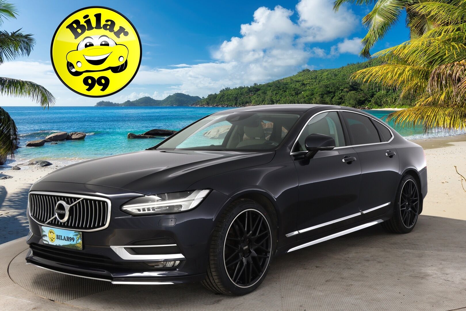 Volvo S90 2017 D5 AWD Inscription aut** Styling kit / Bowers&Wilkins / Webasto / Adapt.Vakkari / P.Kamera / Full-LED / Navi** - 3,99 % KORKOTARJOUS TÄHÄN AUTOON - Sporttinahat Muistilla / Kaistavahti / KeylessGO