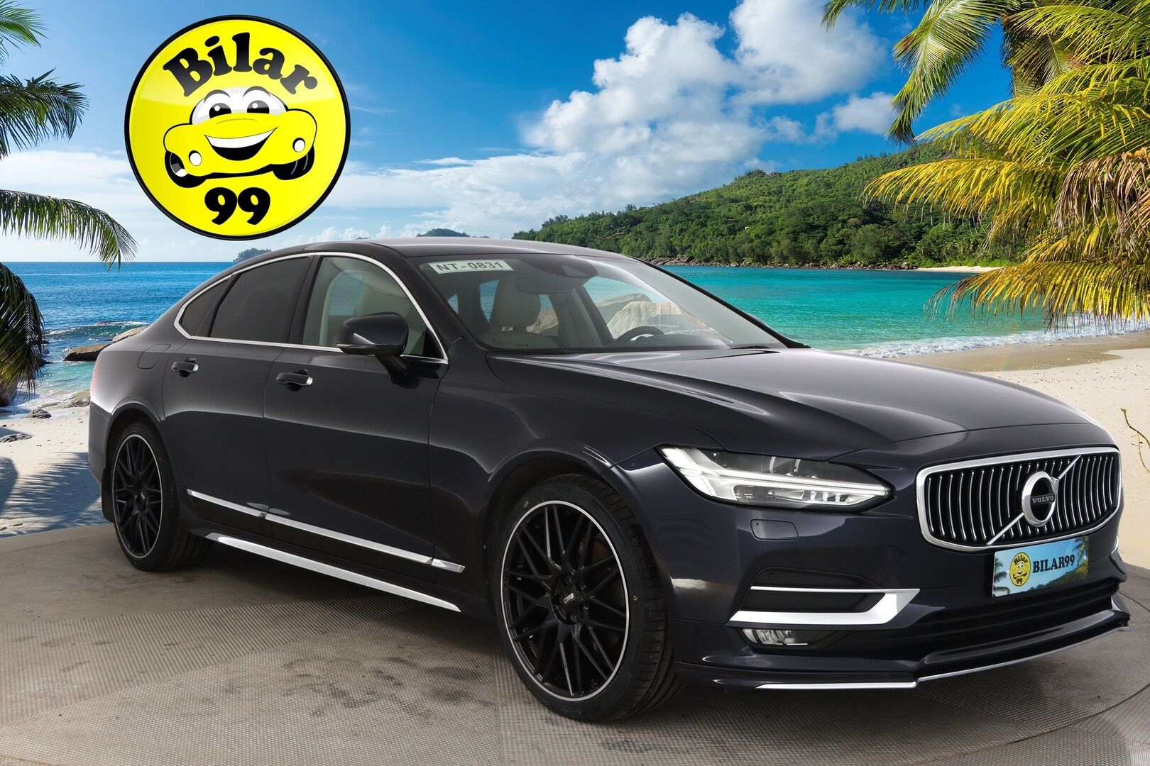 Volvo S90 2017 D5 AWD Inscription aut** Styling kit / Bowers&Wilkins / Webasto / Adapt.Vakkari / P.Kamera / Full-LED / Navi** - 3,99 % KORKOTARJOUS TÄHÄN AUTOON - Sporttinahat Muistilla / Kaistavahti / KeylessGO