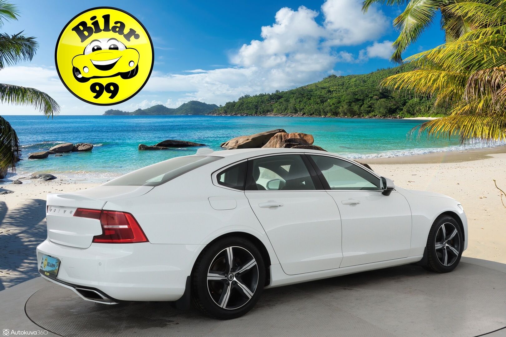 Volvo S90 2017 D4 AWD R-Design aut **Webasto / koukku / Adapt.Vakkari / P.Kamera / LED-valot / Sporttipenkki Muistilla / Navi** - Kaistavahti / KeylessGO / 2x Renkaat