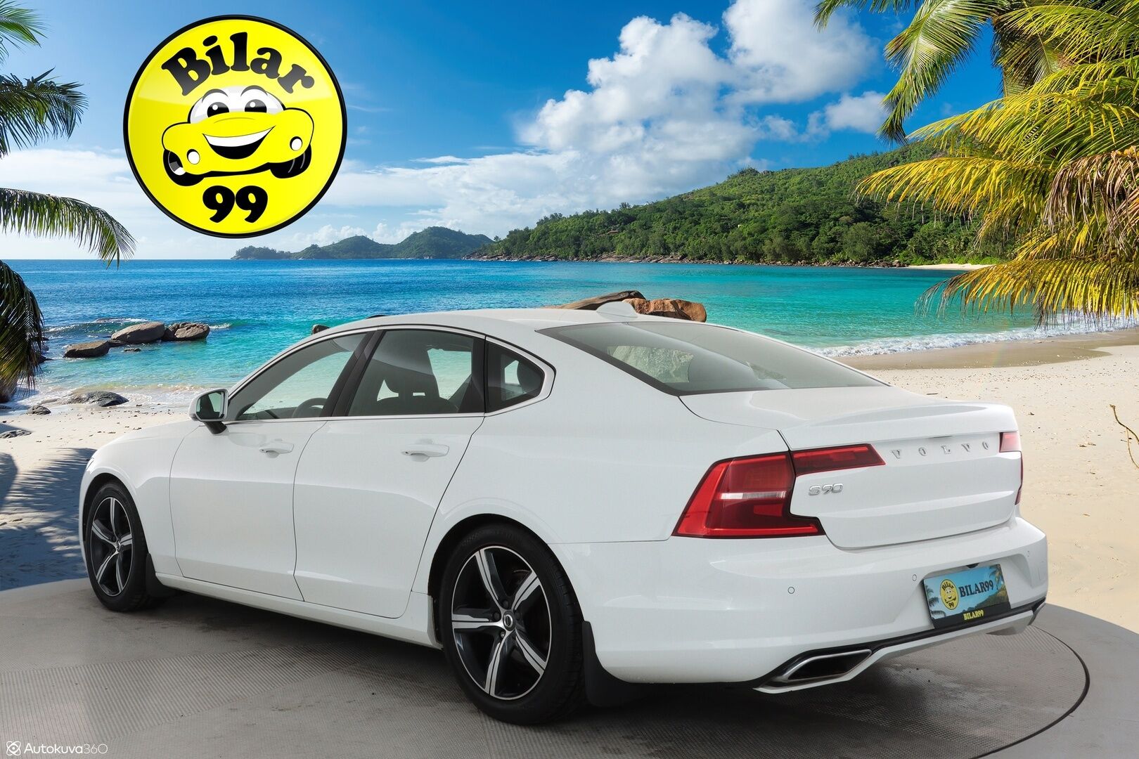 Volvo S90 2017 D4 AWD R-Design aut **Webasto / koukku / Adapt.Vakkari / P.Kamera / LED-valot / Sporttipenkki Muistilla / Navi** - Kaistavahti / KeylessGO / 2x Renkaat