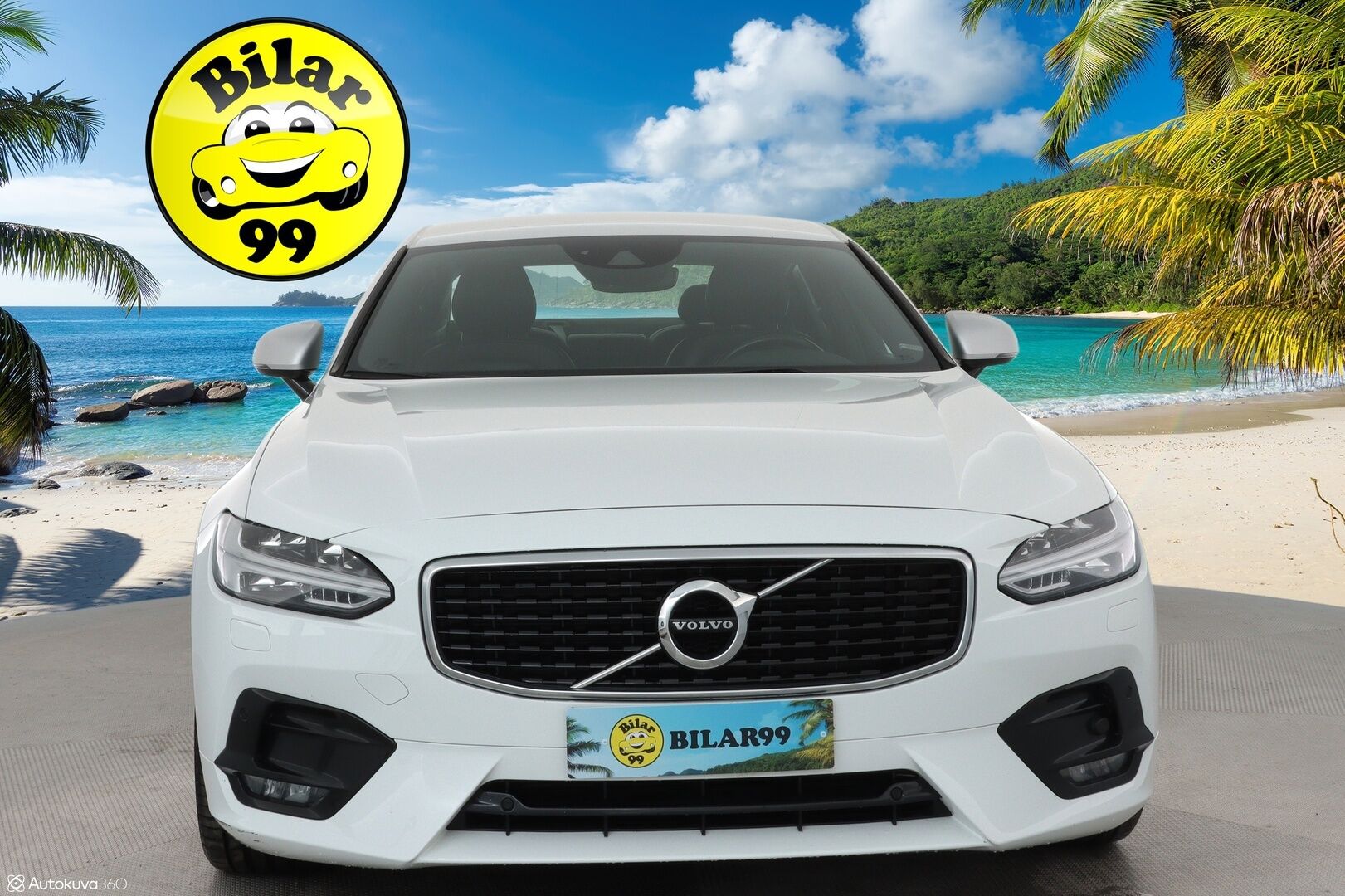 Volvo S90 2017 D4 AWD R-Design aut **Webasto / koukku / Adapt.Vakkari / P.Kamera / LED-valot / Sporttipenkki Muistilla / Navi** - Kaistavahti / KeylessGO / 2x Renkaat