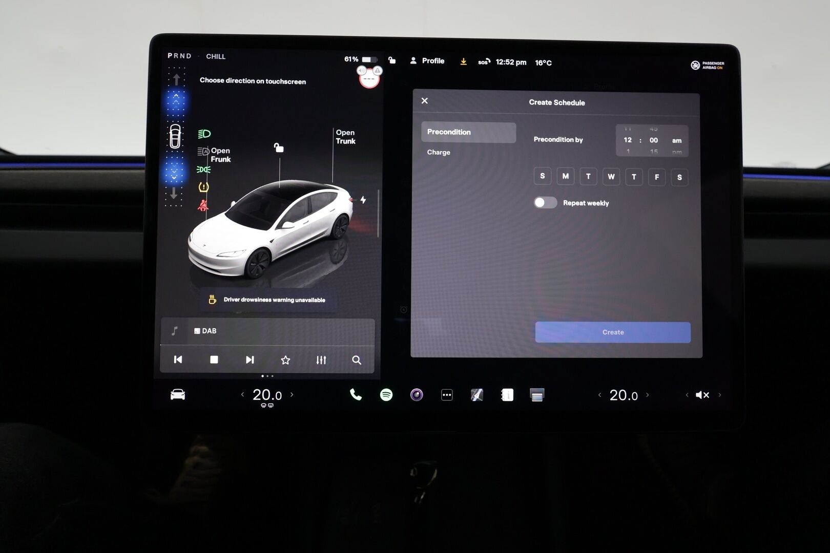 TESLA MODEL 3 2024 Long Range **Lämpöpumppu / Lasikatto / Adapt.Vakkari / Matrix-LED / P.Kamera / Ilmastoidut nahat / Navi / Kaistavahti** - 3,99 % KORKOTARJOUS TÄHÄN AUTOON - Premium Audio / 2x Renkaat