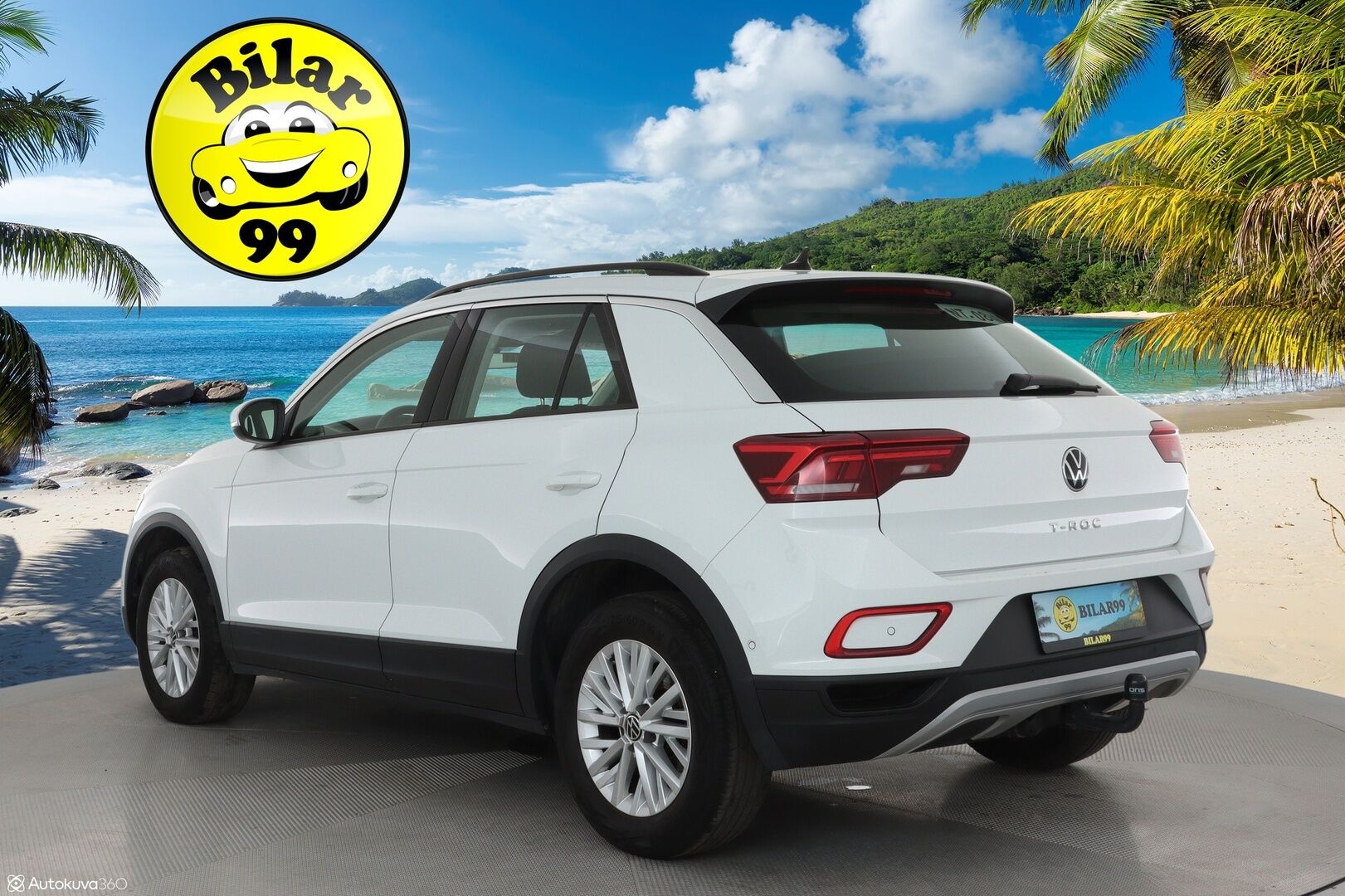 VOLKSWAGEN T-ROC 2022 Comfort Business 1,5 TSI EVO DSG ** Adapt.Vakkari / P.Tutkat / LED-valot / Koukku /  Kaistavahti / Apple&Android ** - Merkkihuollettu / 2x Renkaat