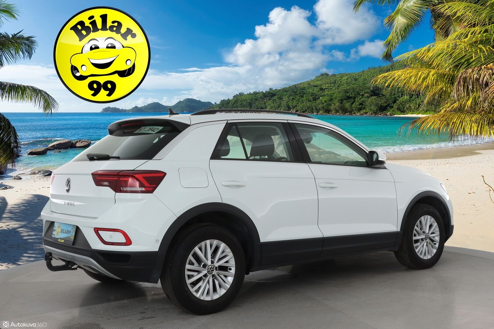 VOLKSWAGEN T-ROC 2022 Comfort Business 1,5 TSI EVO DSG ** Adapt.Vakkari / P.Tutkat / LED-valot / Koukku /  Kaistavahti / Apple&Android ** - Merkkihuollettu / 2x Renkaat