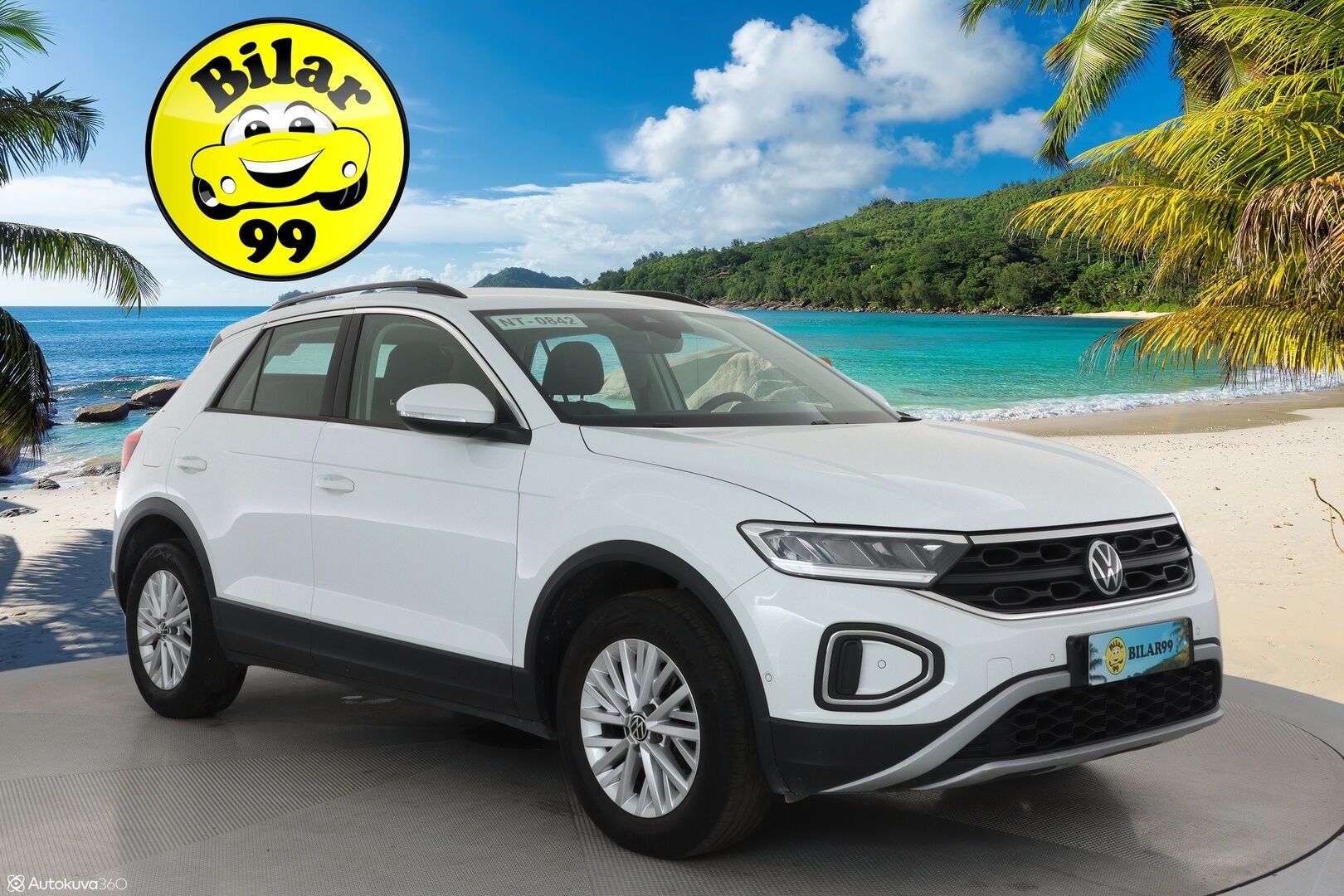 VOLKSWAGEN T-ROC 2022 Comfort Business 1,5 TSI EVO DSG ** Adapt.Vakkari / P.Tutkat / LED-valot / Koukku /  Kaistavahti / Apple&Android ** - Merkkihuollettu / 2x Renkaat