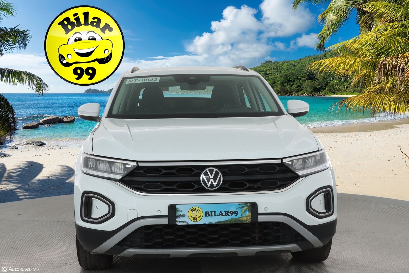 VOLKSWAGEN T-ROC 2022 Comfort Business 1,5 TSI EVO DSG ** Adapt.Vakkari / P.Tutkat / LED-valot / Koukku /  Kaistavahti / Apple&Android ** - Merkkihuollettu / 2x Renkaat