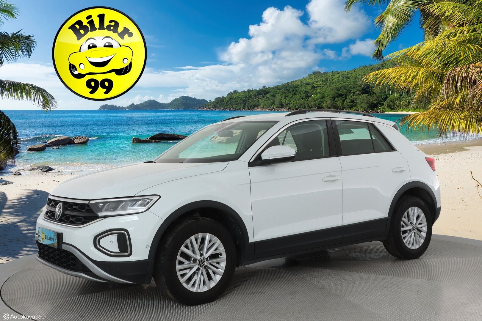 VOLKSWAGEN T-ROC 2022 Comfort Business 1,5 TSI EVO DSG ** Adapt.Vakkari / P.Tutkat / LED-valot / Koukku /  Kaistavahti / Apple&Android ** - Merkkihuollettu / 2x Renkaat