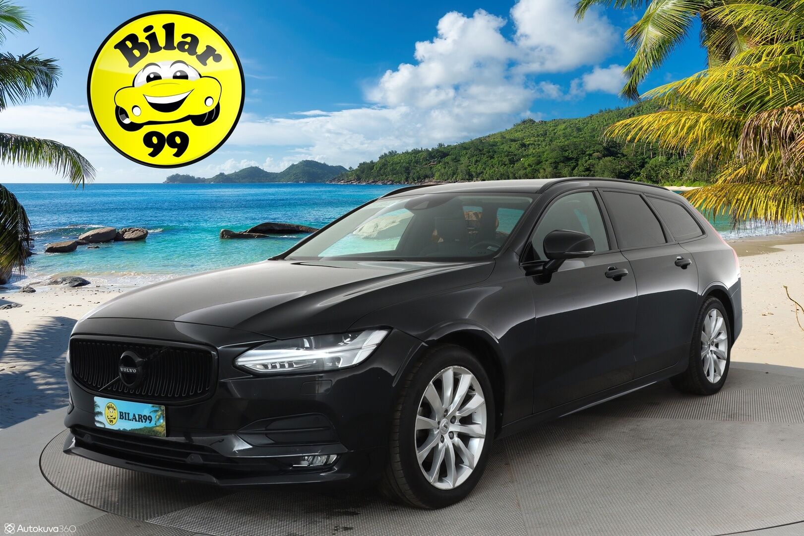 Volvo V90 2020 D4 Momentum aut. **Webasto / Adapt.Vakkari / P.Kamera / LED-valot / Nahkaverhoilu / Navi / Kaistavahti / KeylessGO** - Goodyear kesärenkaat / Jakopää tehty /  iso perheauto!