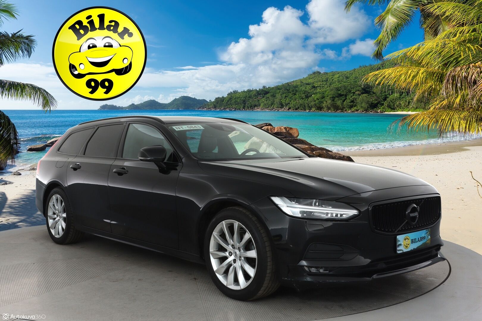 Volvo V90 2020 D4 Momentum aut. **Webasto / Adapt.Vakkari / P.Kamera / LED-valot / Nahkaverhoilu / Navi / Kaistavahti / KeylessGO** - Goodyear kesärenkaat / Jakopää tehty /  iso perheauto!