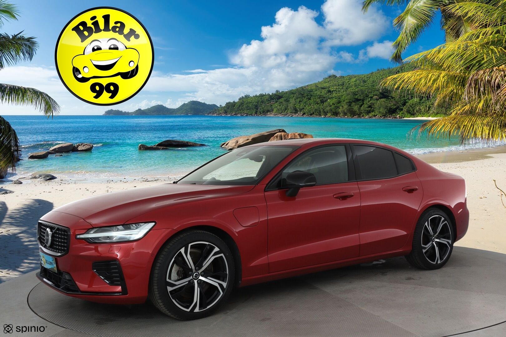 Volvo S60 2023 T8 AWD Long Range High Performance Ultimate Dark aut **Bowers&Wilkins / Kattoluukku / 360° / Muistipenkit** - Akku kuntotarkistettu / HUD / Koukku / Sporttinahat / Full LED / Facelift / Merkkihuollettu / Kahdet renkaat aluvanteilla / Erittäin hieno!