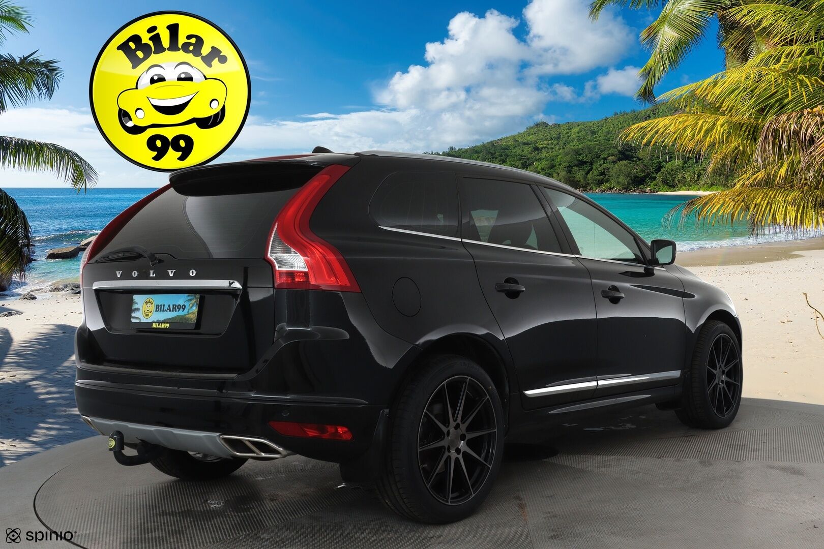 Volvo XC60 2017 D4 AWD Summum aut. *'Adapt.vakkari / BLIS / Aktiiv.Xenon / Webasto / Koukku / Navi / KeylessGo** - Kahdet renkaat aluvanteilla / Penkinlämmittimet takana / Ratinlämmitin / Mustat nahat / Muistipenkki 