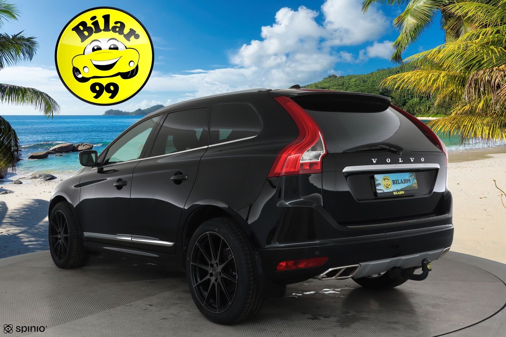 Volvo XC60 2017 D4 AWD Summum aut. *'Adapt.vakkari / BLIS / Aktiiv.Xenon / Webasto / Koukku / Navi / KeylessGo** - Kahdet renkaat aluvanteilla / Penkinlämmittimet takana / Ratinlämmitin / Mustat nahat / Muistipenkki 