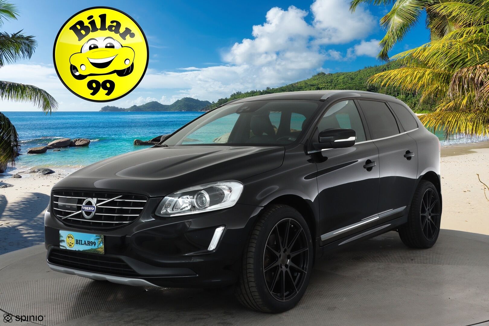 Volvo XC60 2017 D4 AWD Summum aut. *'Adapt.vakkari / BLIS / Aktiiv.Xenon / Webasto / Koukku / Navi / KeylessGo** - Kahdet renkaat aluvanteilla / Penkinlämmittimet takana / Ratinlämmitin / Mustat nahat / Muistipenkki 