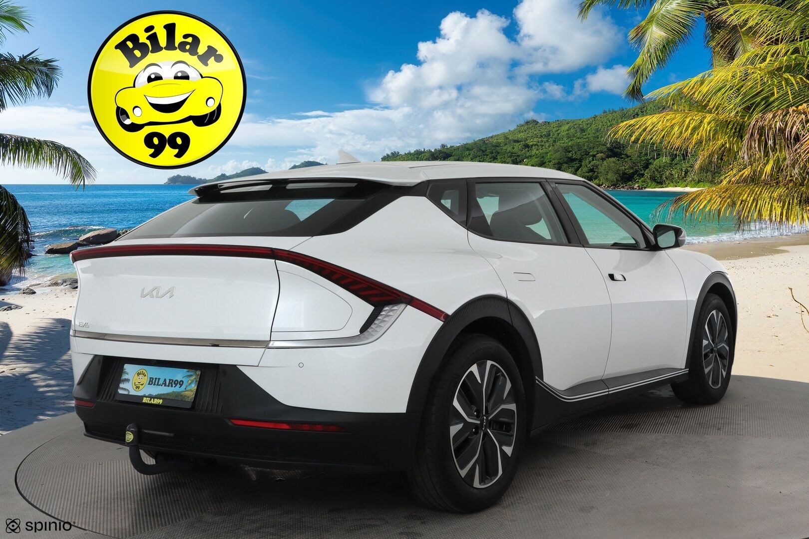 KIA EV6 2022 RWD 77 kWh 229 hv * Adapt.Vakkari / Peruutuskamera / Vetokoukku / Lämpöpumppu / LED / KeylessGo - Akku kuntotarkastettu / Merkkihuollot / ALV / Huippusiisti!