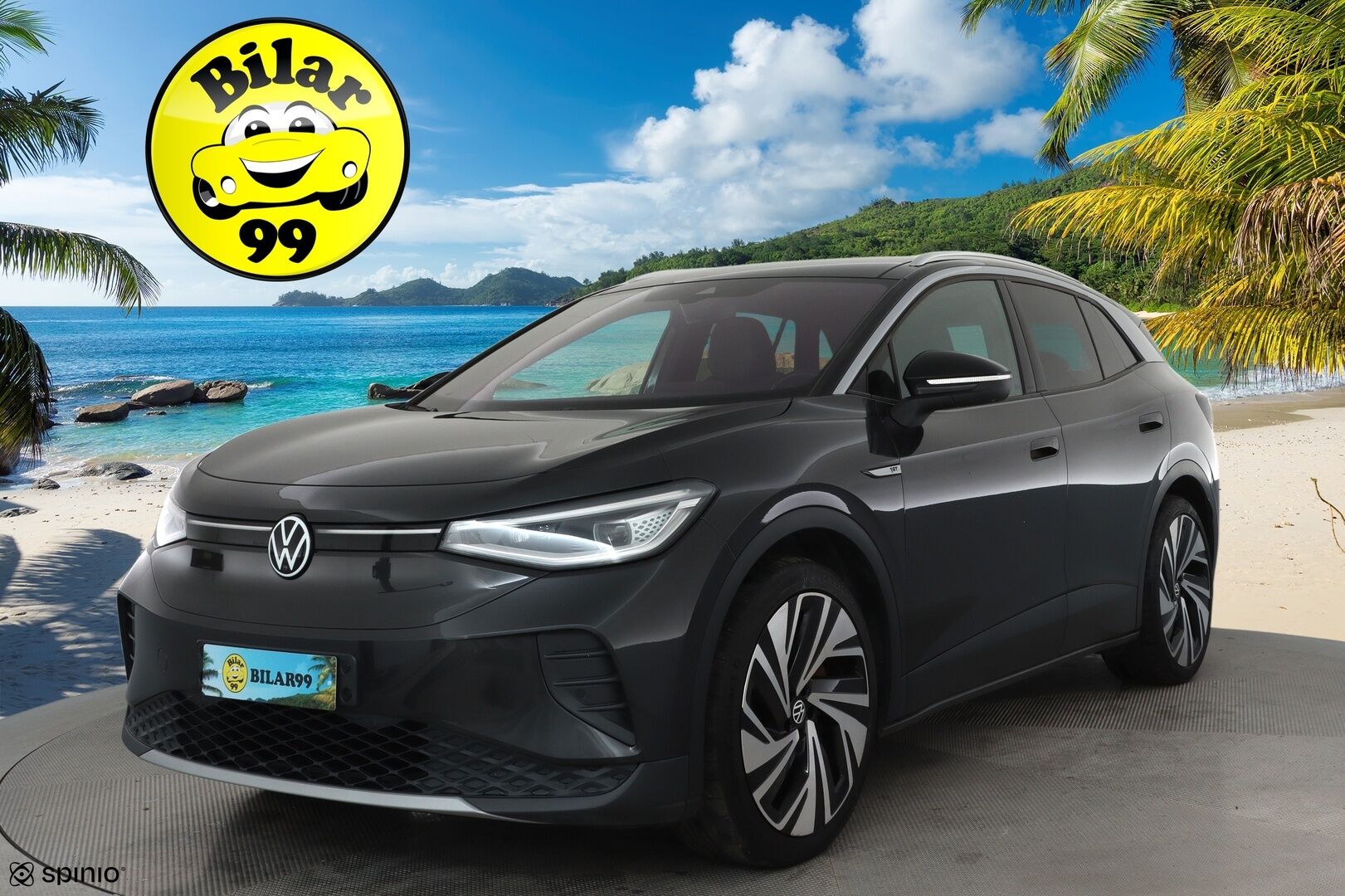 VOLKSWAGEN ID.4 2021 Pro Performance 1ST MAX **Lämpöpumppu / ACC / Matrix / Lasikatto / Koukku / 360° / Hierovat Sportpenkit Muistilla** - Akku kuntotarkastettu **HUIPPU KAMOILLA**