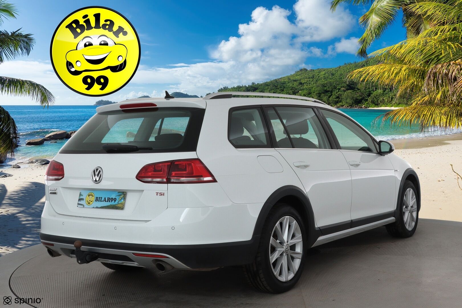 VOLKSWAGEN GOLF 2016 Variant Alltrack 1,8 TSI 132 kW 4MOTION DSG **ACC / Koukku / Navi / KeylessGo / Webasto / P.tutkat** - Kahdet renkaat aluvanteilla