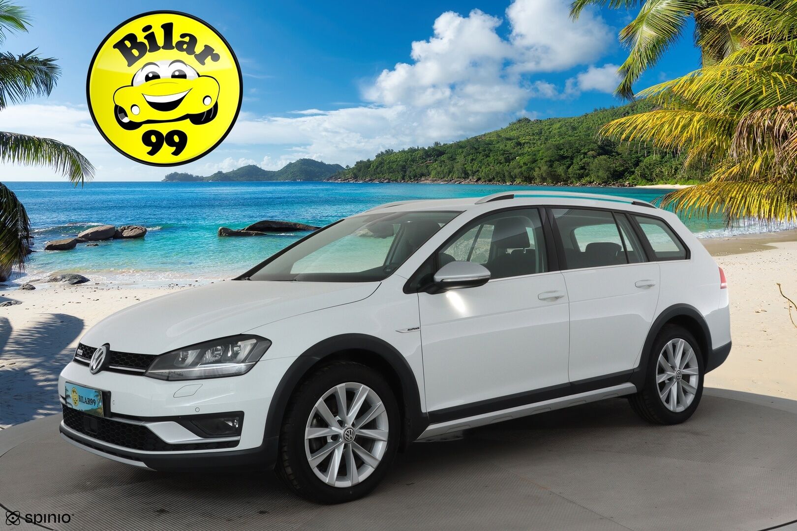 VOLKSWAGEN GOLF 2016 Variant Alltrack 1,8 TSI 132 kW 4MOTION DSG **ACC / Koukku / Navi / KeylessGo / Webasto / P.tutkat** - Kahdet renkaat aluvanteilla