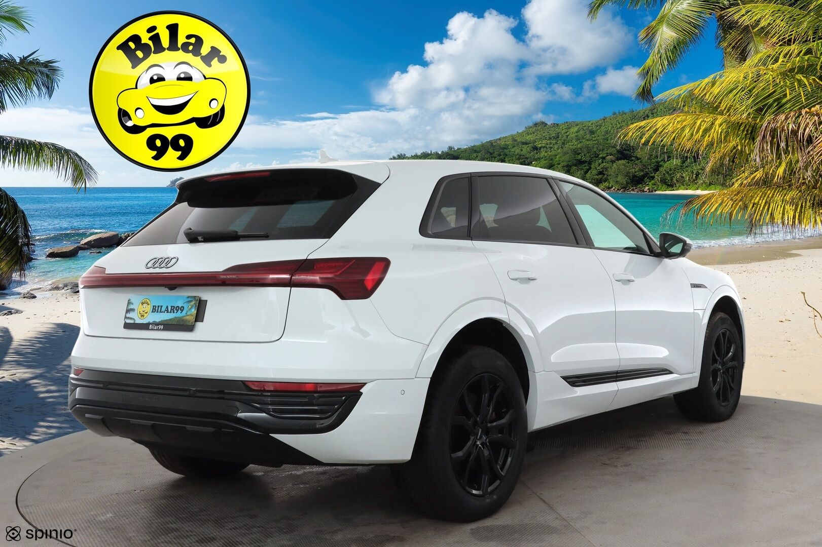 AUDI Q8 E-TRON 2024 55 quattro Progress * Koukku / ACC / LED / 360 / B&O / Sportpenkki Muistilla / HUD * - Merkkihuollot / Akku kuntotarkastettu / Kahdet renkaat aluvanteilla - HULLUT AVAJAISHULINAT KORKOTARJOUS 3,29 %