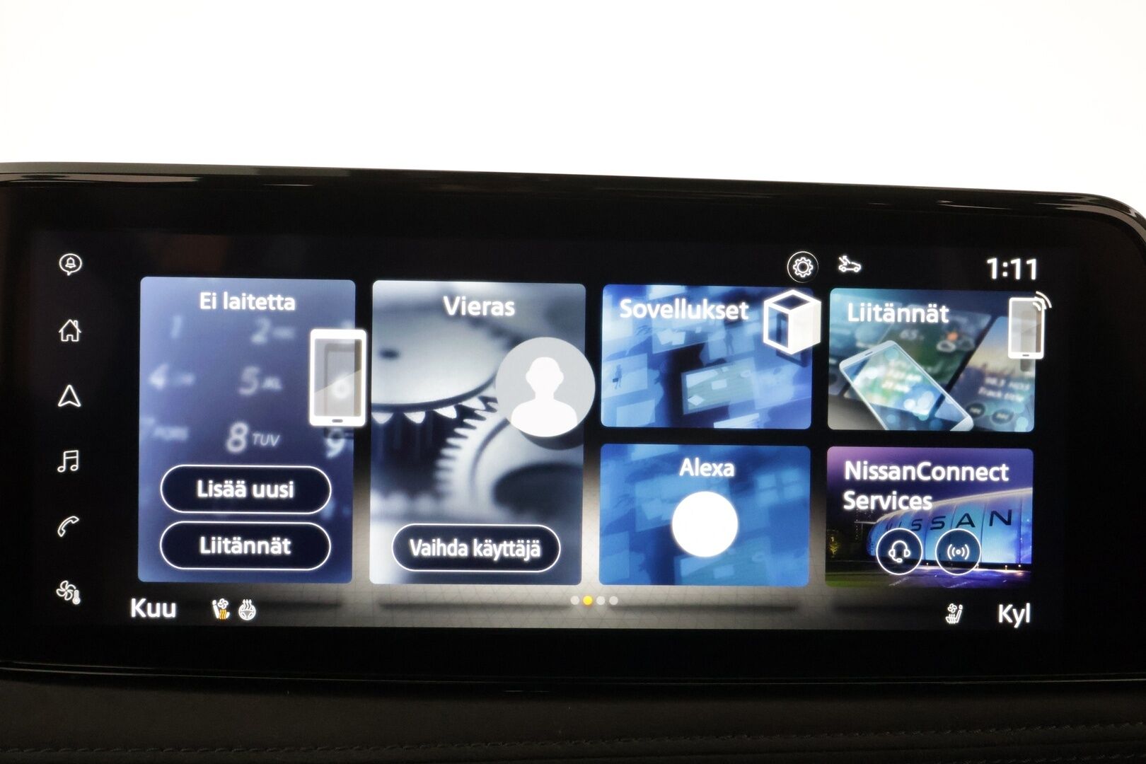 NISSAN ARIYA 2023 87kWh Evolve e-4ORCE * Panorama / Koukku / Bose / ACC / 360 / Ilmastoitu Muistipenkki / Kaistavahti / Navi / Keyless * - Merkkihuollot / Akku kuntotarkastettu SoH 98,4% / Kahdet renkaat aluvanteilla - HULLUT AVAJAISHULINAT KORKOTARJOUS 3,29 %