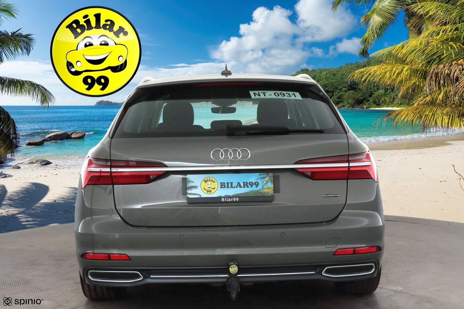 AUDI A6 2023 Avant 50 TFSI e quattro * ACC/  Koukku / P.kamera / Sporttipenkit /  LED / Keyless / Apple&Android * - SoH 92.3% / Merkkihuollettu / Kahdet renkaat vanteineen