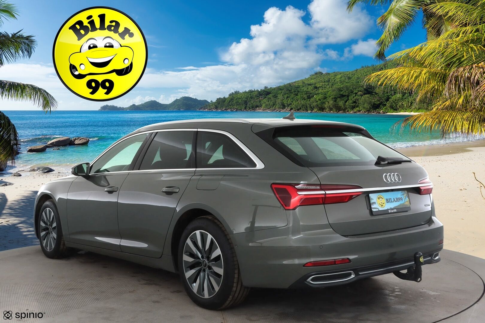 AUDI A6 2023 Avant 50 TFSI e quattro * ACC/  Koukku / P.kamera / Sporttipenkit /  LED / Keyless / Apple&Android * - SoH 92.3% / Merkkihuollettu / Kahdet renkaat vanteineen