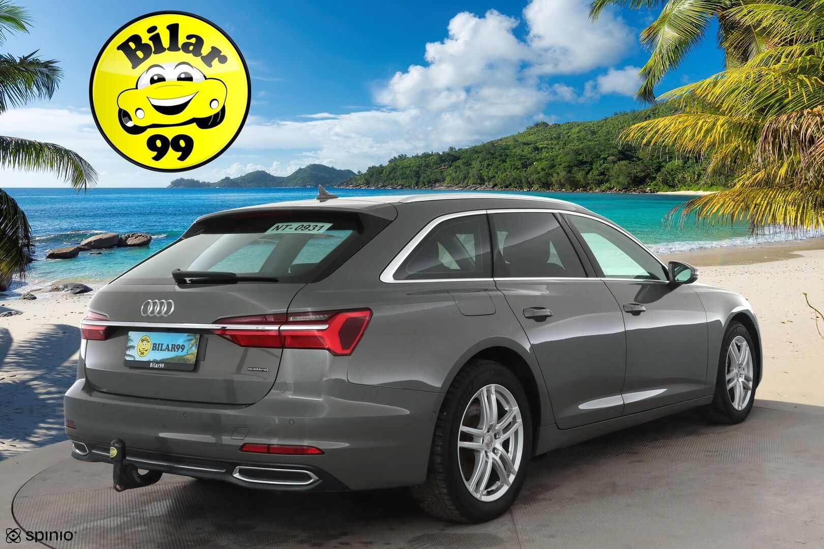 AUDI A6 2023 Avant 50 TFSI e quattro * ACC/  Koukku / P.kamera / Sporttipenkit /  LED / Keyless / Apple&Android * - SoH 92.3% / Merkkihuollettu / Kahdet renkaat vanteineen