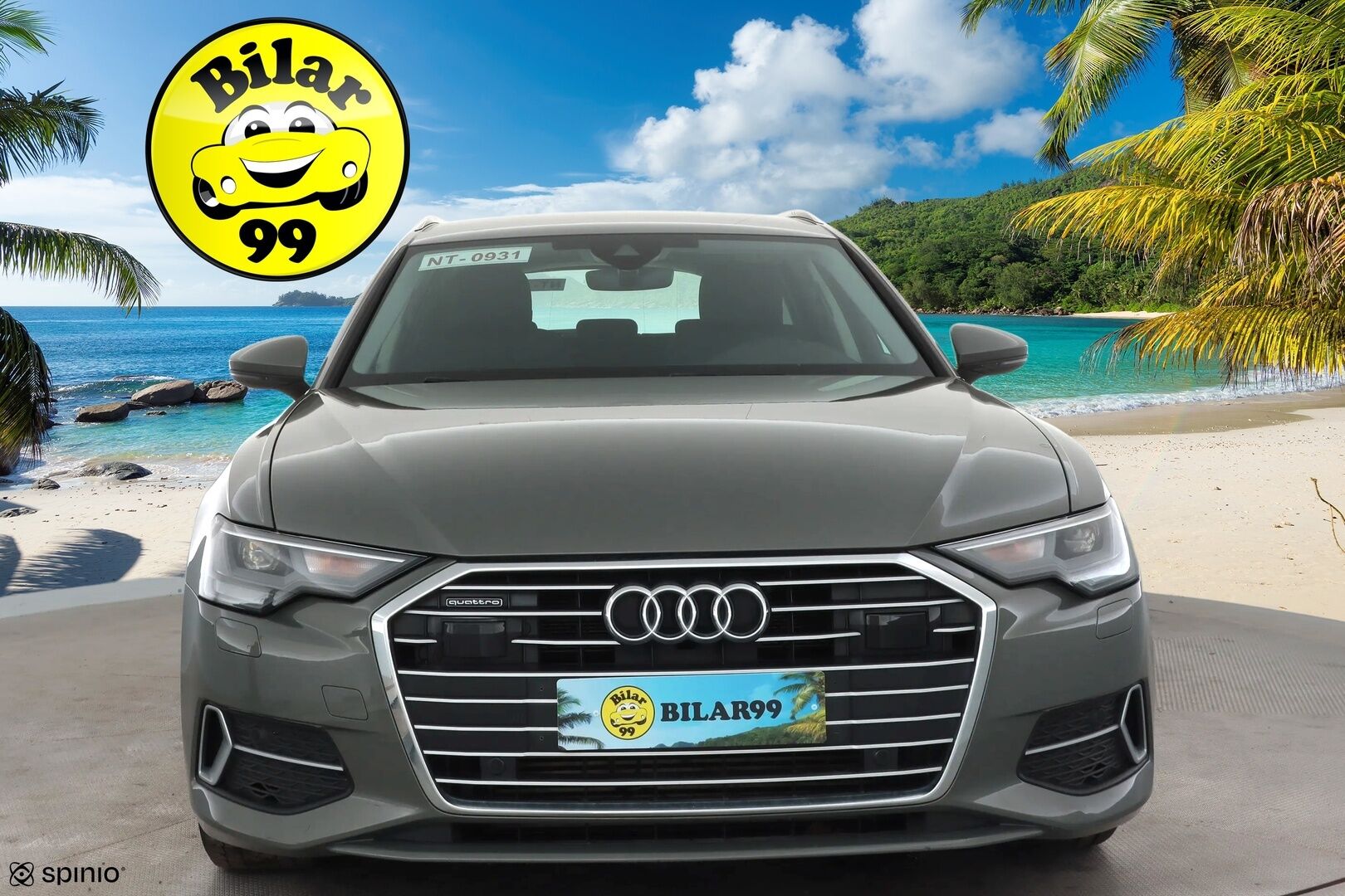 AUDI A6 2023 Avant 50 TFSI e quattro * ACC/  Koukku / P.kamera / Sporttipenkit /  LED / Keyless / Apple&Android * - SoH 92.3% / Merkkihuollettu / Kahdet renkaat vanteineen