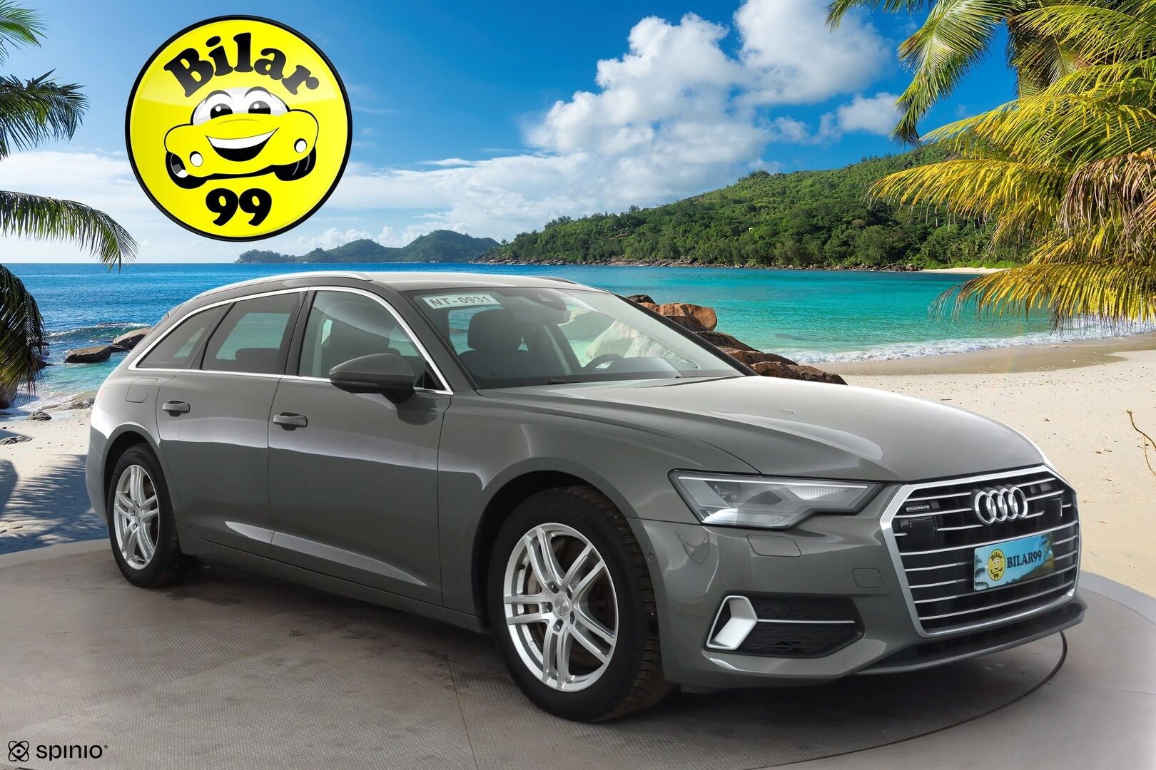 AUDI A6 2023 Avant 50 TFSI e quattro * ACC/  Koukku / P.kamera / Sporttipenkit /  LED / Keyless / Apple&Android * - SoH 92.3% / Merkkihuollettu / Kahdet renkaat vanteineen