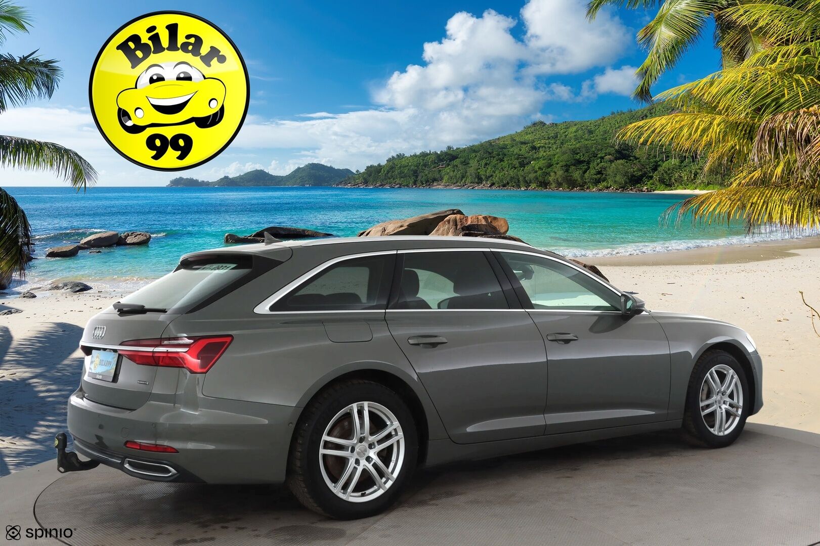 AUDI A6 2023 Avant 50 TFSI e quattro * ACC/  Koukku / P.kamera / Sporttipenkit /  LED / Keyless / Apple&Android * - SoH 92.3% / Merkkihuollettu / Kahdet renkaat vanteineen