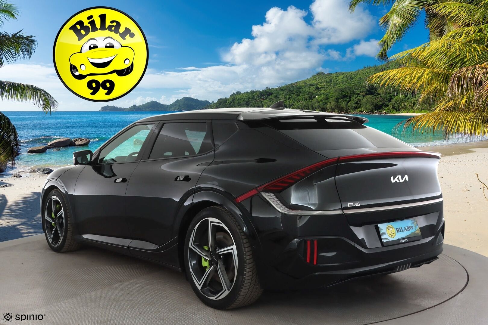 KIA EV6 2024 GT AWD 77 kWh 585 hv * ACC / HUD / Meridian / ILP / Adapt.LED / 360° / Keyless / Sporttipenkit * - Merkkihuollettu