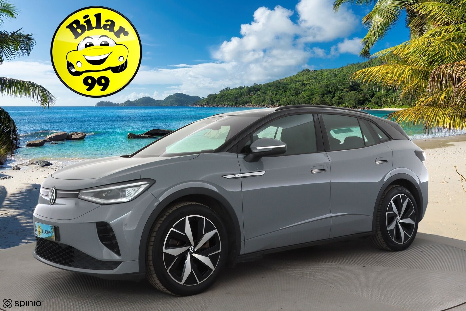 VOLKSWAGEN ID.4 2022 GTX Dual Motor AWD * ILP / ACC / P.kamera / Matrix-LED / Navi / Kaistavahti / Keyless * - Kahdet renkaat aluvanteilla / Merkkihuollot