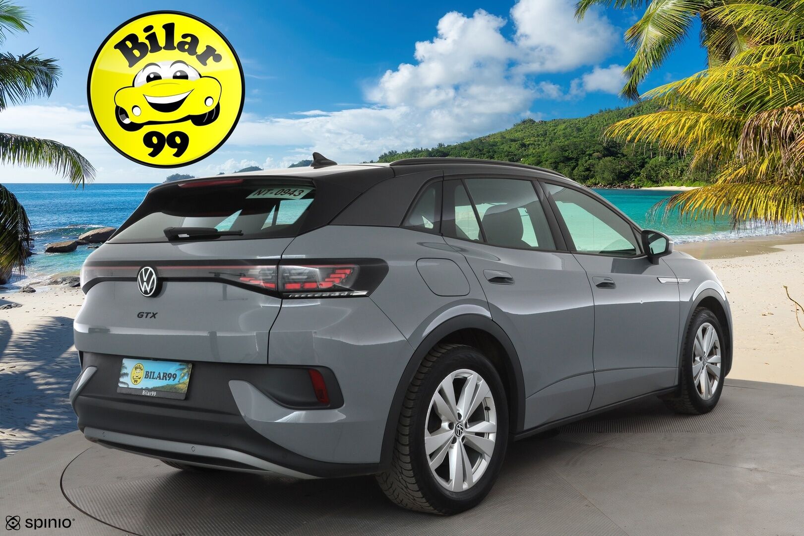 VOLKSWAGEN ID.4 2022 GTX Dual Motor AWD * ILP / ACC / P.kamera / Matrix-LED / Navi / Kaistavahti / Keyless * - Kahdet renkaat aluvanteilla / Merkkihuollot