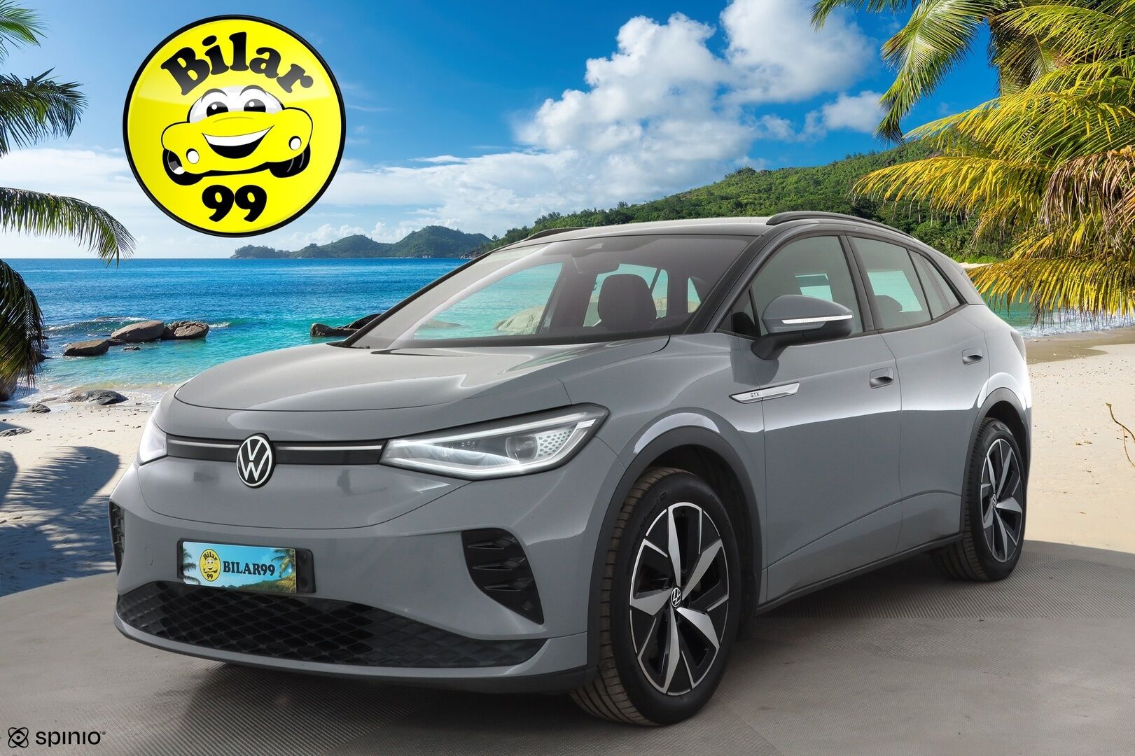 VOLKSWAGEN ID.4 2022 GTX Dual Motor AWD * ILP / ACC / P.kamera / Matrix-LED / Navi / Kaistavahti / Keyless * - Kahdet renkaat aluvanteilla / Merkkihuollot