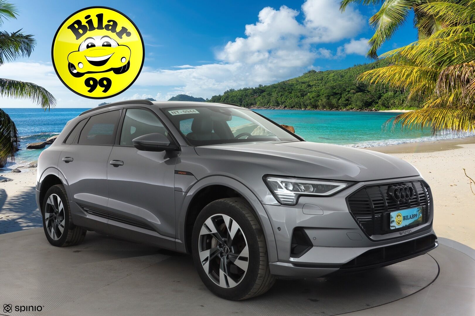 AUDI E-TRON 2023 55 Quattro 503hv * ACC / Akkukäyttöinen lisälämmitin / Koukku / Panorama / 360-kamera / Muistinahat / Matrix-LED / Keyless * - Koti & Kauppalaturi
