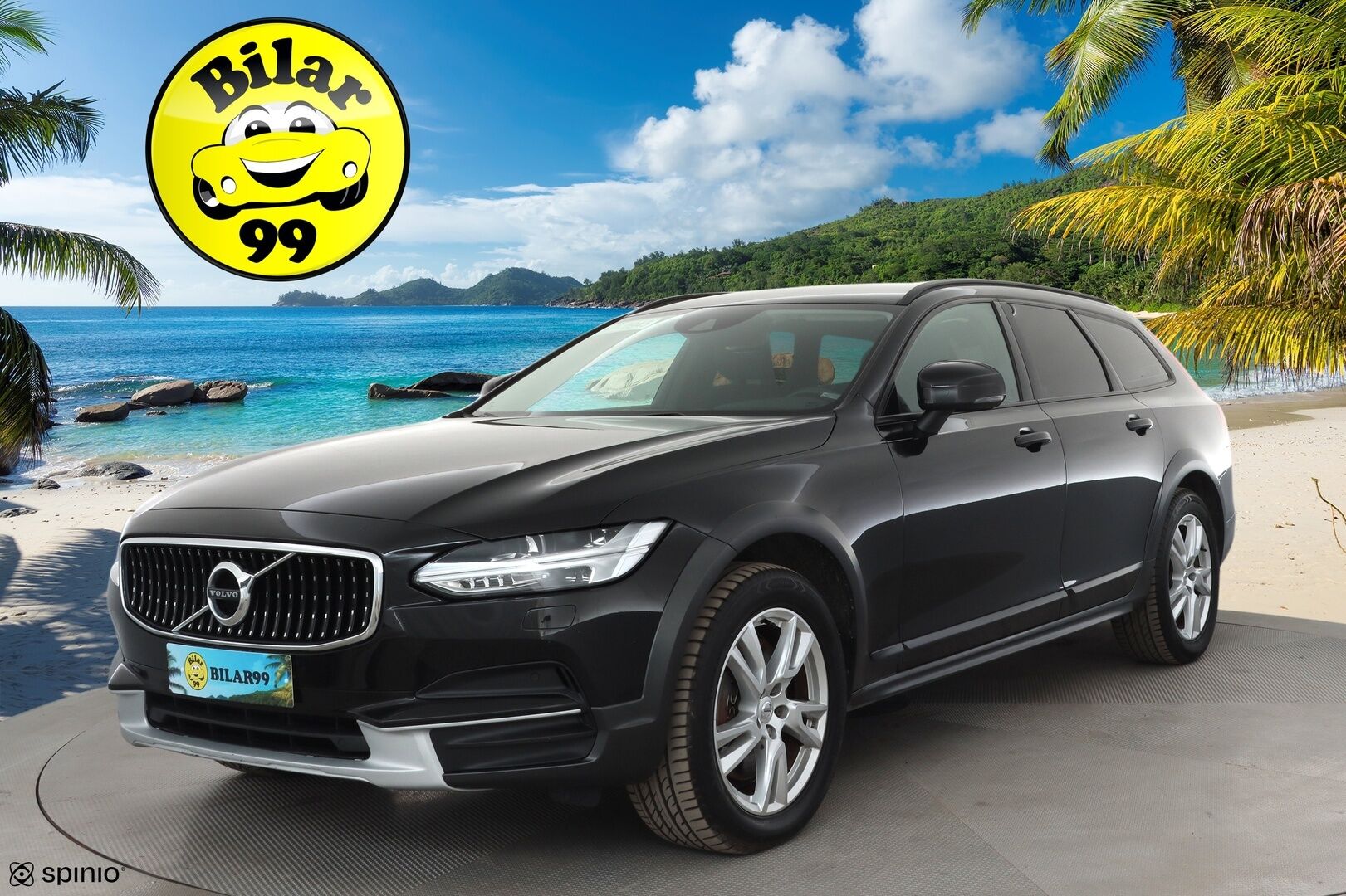 Volvo V90 CROSS COUNTRY 2018 D4 AWD Advanced aut * ACC / Webasto / Navi / LED / P.tutka / VOC / Ratinlämmitin * - Kahdet renkaat aluvanteilla / Huollettu 111tkm / Ei Adblue!