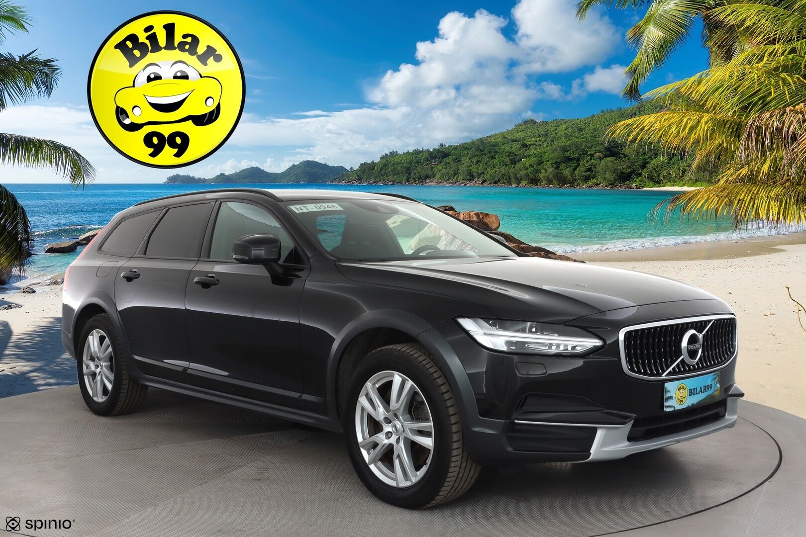 Volvo V90 CROSS COUNTRY 2018 D4 AWD Advanced aut * ACC / Webasto / Navi / LED / P.tutka / VOC / Ratinlämmitin * - Kahdet renkaat aluvanteilla / Huollettu 111tkm / Ei Adblue!