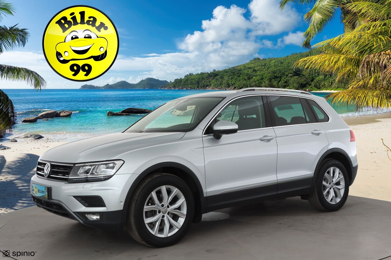 VOLKSWAGEN TIGUAN 2018 1.4TSI 4Motion DSG Highline - * ACC | Koukku | Webasto | 360° | LED | Keyless | Sähköluukku *