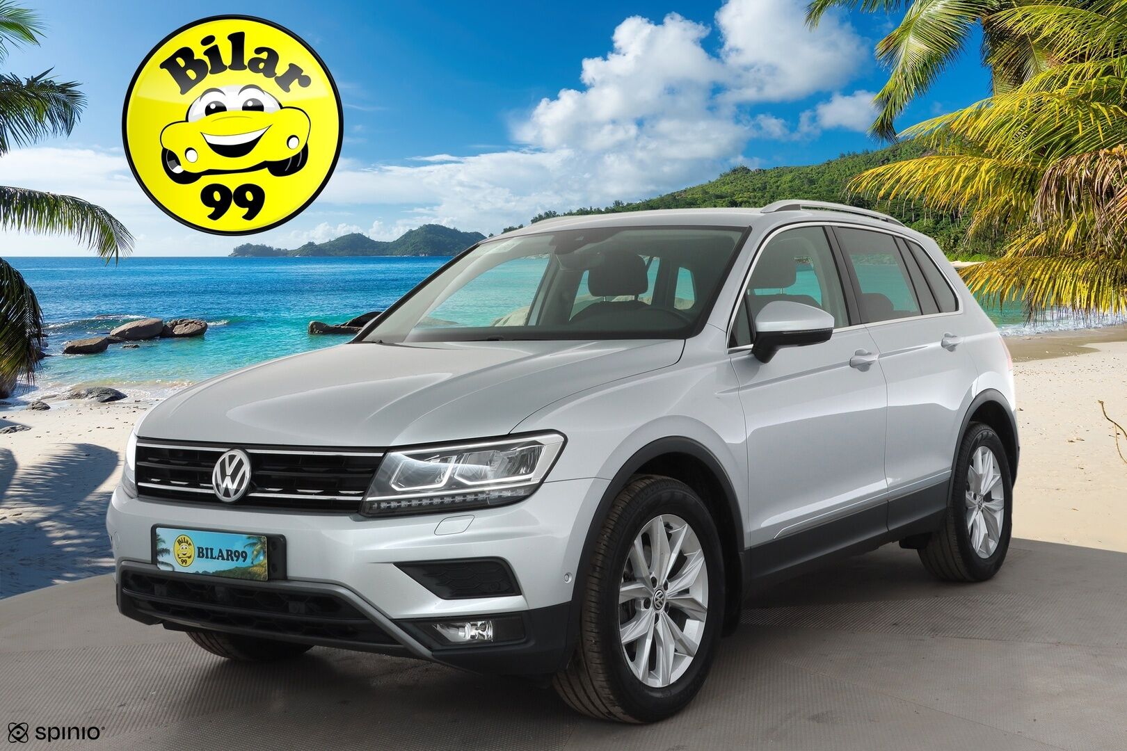 VOLKSWAGEN TIGUAN 2018 1.4TSI 4Motion DSG Highline - * ACC | Koukku | Webasto | 360° | LED | Keyless | Sähköluukku *