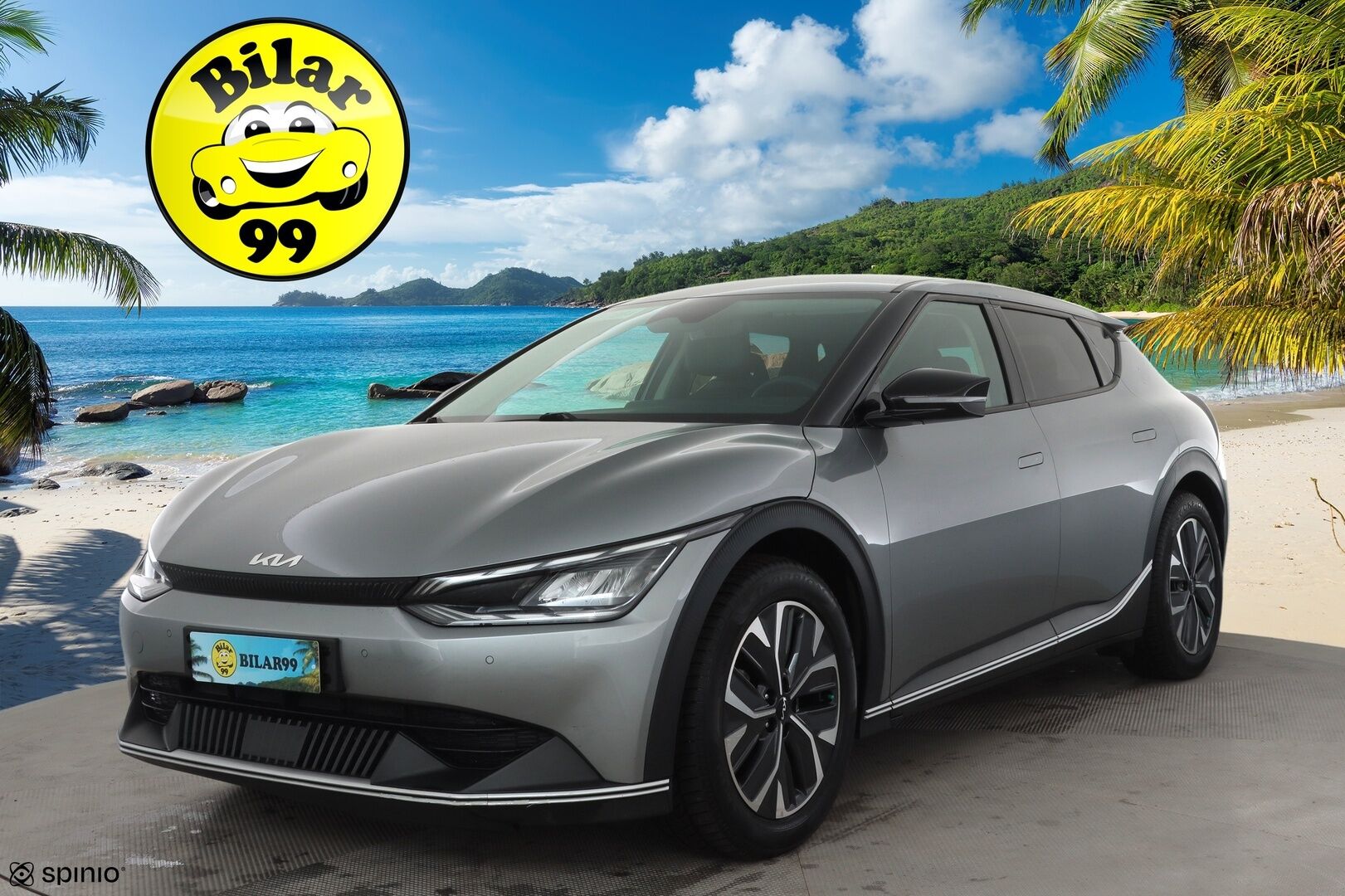 KIA EV6 2022 RWD 58 kWh 170 hv * ACC / ILP / Puolinahat / P.kamera / LED / Navi / Keyless / Ratinlämmitin * - Akku kuntotarkastettu SOH 95,9%