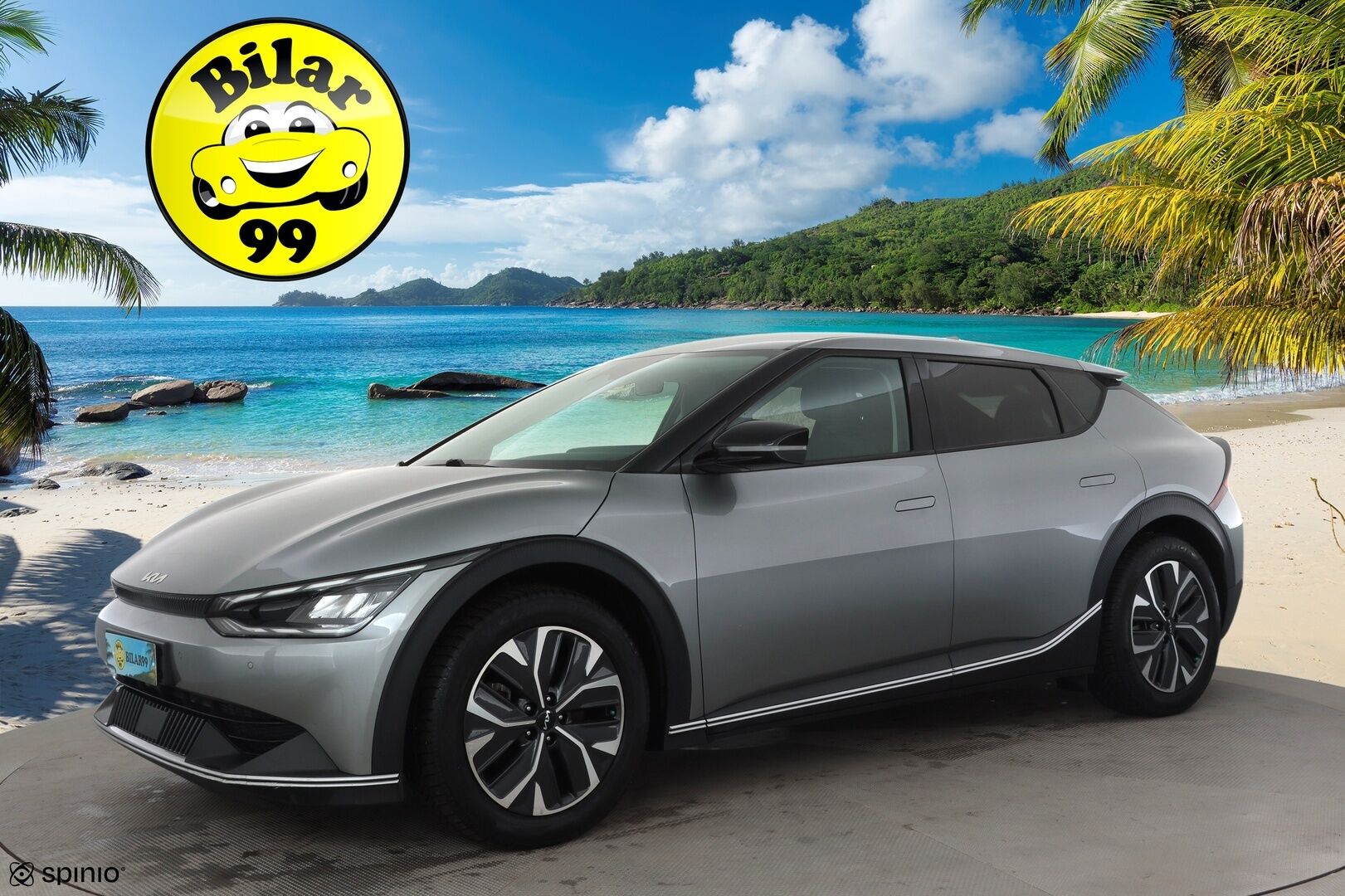 KIA EV6 2022 RWD 58 kWh 170 hv * ACC / ILP / Puolinahat / P.kamera / LED / Navi / Keyless / Ratinlämmitin * - Akku kuntotarkastettu SOH 95,9%