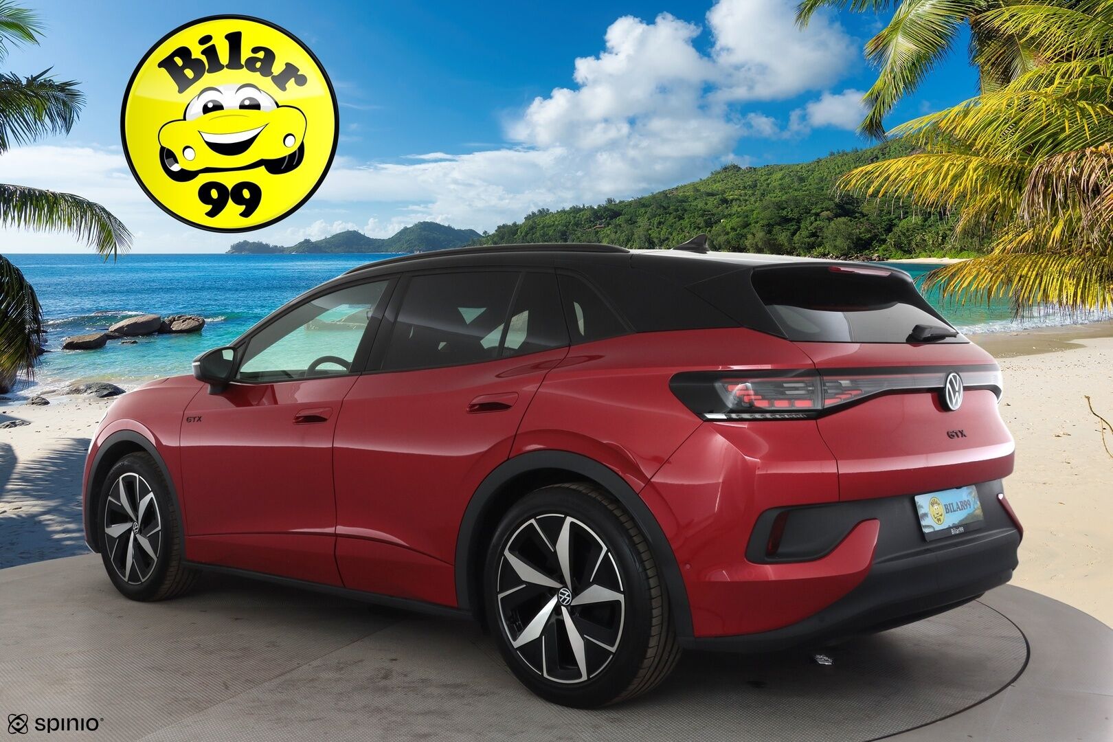 VOLKSWAGEN ID.4 2025 GTX 250 kW 4Motion * ACC / HUD / Akuston esilämmitys / Lasikatto / IQ.Light / Hierovat muistipenkit / Koukku / 360° / H&K * - Facelift / Supervarusteet / Akku kuntotarkastettu