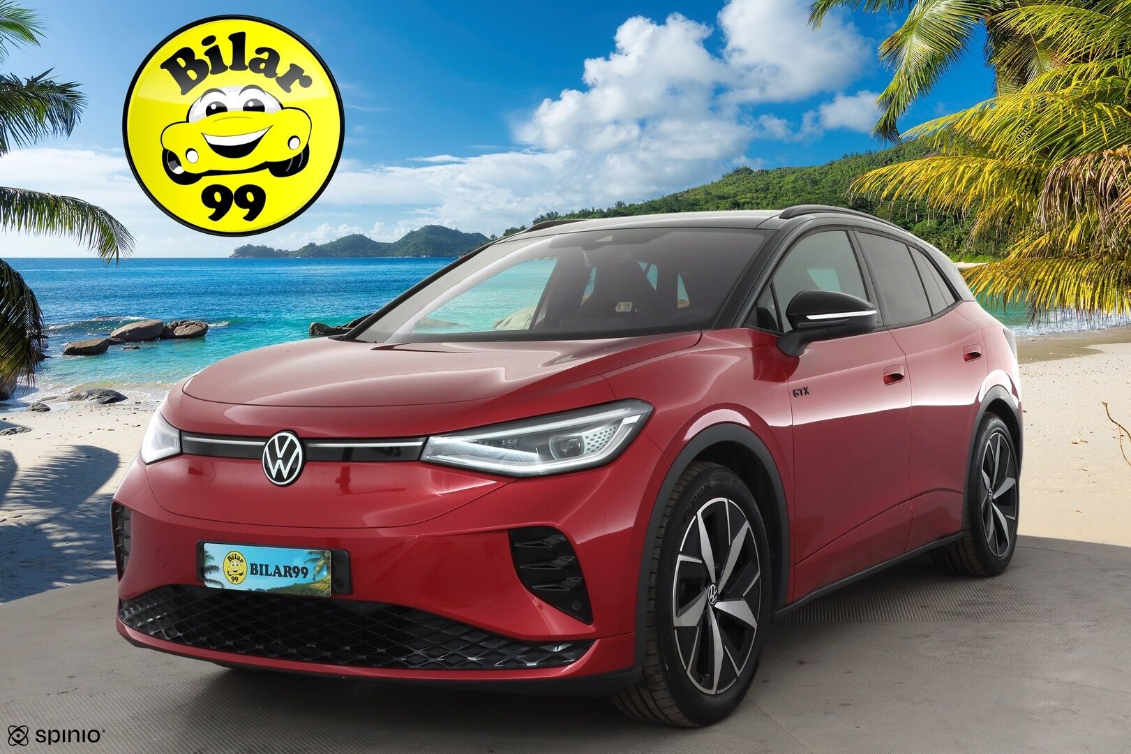 VOLKSWAGEN ID.4 2025 GTX 250 kW 4Motion * ACC / HUD / Akuston esilämmitys / Lasikatto / IQ.Light / Hierovat muistipenkit / Koukku / 360° / H&K * - Facelift / Supervarusteet / Akku kuntotarkastettu