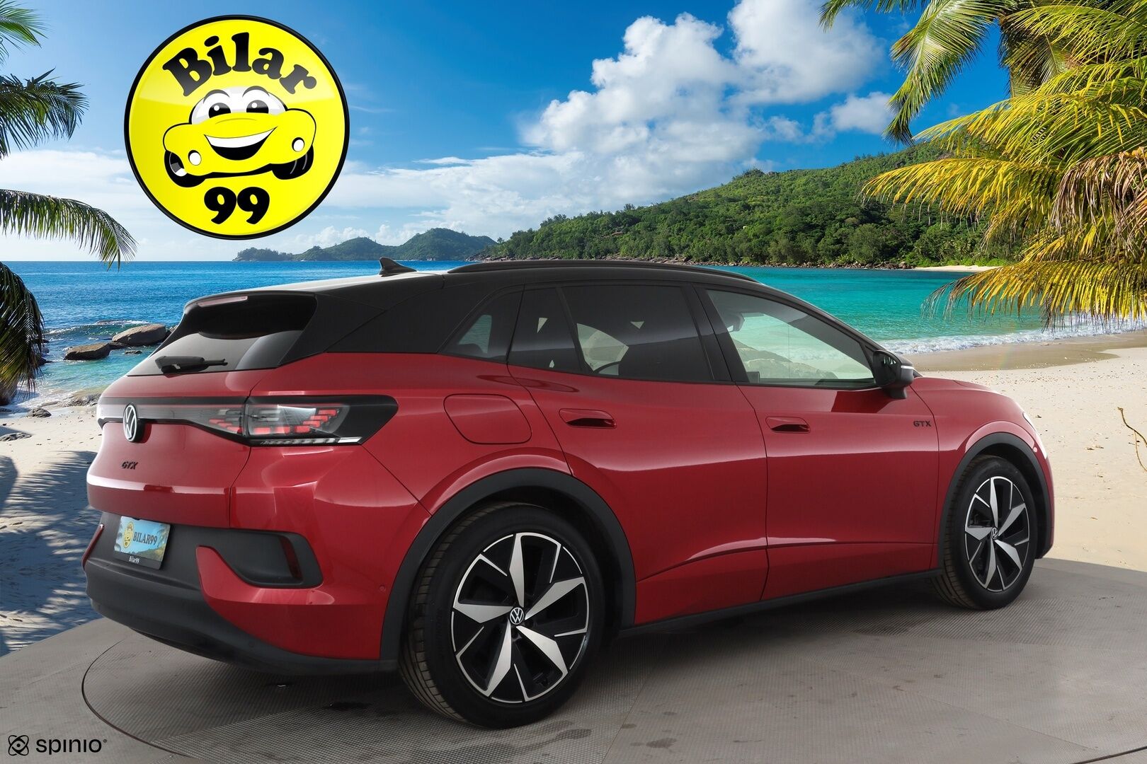 VOLKSWAGEN ID.4 2025 GTX 250 kW 4Motion * ACC / HUD / Akuston esilämmitys / Lasikatto / IQ.Light / Hierovat muistipenkit / Koukku / 360° / H&K * - Facelift / Supervarusteet / Akku kuntotarkastettu