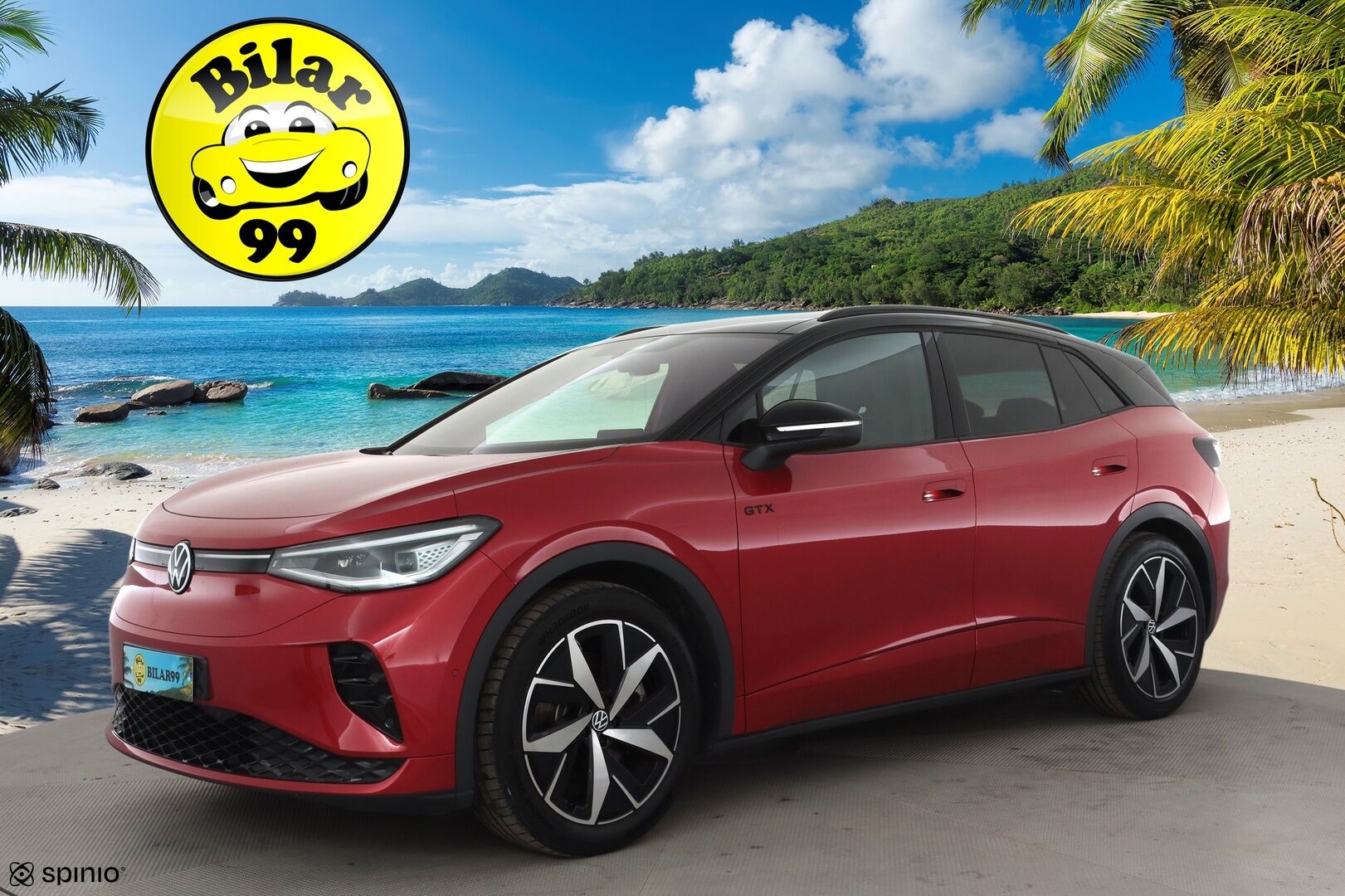 VOLKSWAGEN ID.4 2025 GTX 250 kW 4Motion * ACC / HUD / Akuston esilämmitys / Lasikatto / IQ.Light / Hierovat muistipenkit / Koukku / 360° / H&K * - Facelift / Supervarusteet / Akku kuntotarkastettu