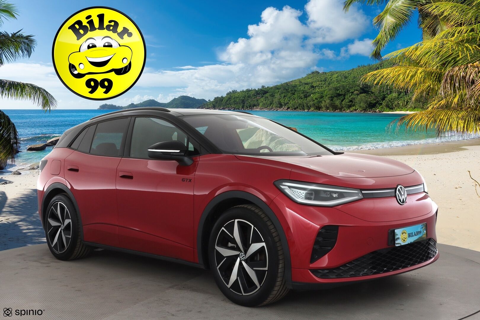 VOLKSWAGEN ID.4 2025 GTX 250 kW 4Motion * ACC / HUD / Akuston esilämmitys / Lasikatto / IQ.Light / Hierovat muistipenkit / Koukku / 360° / H&K * - Facelift / Supervarusteet / Akku kuntotarkastettu