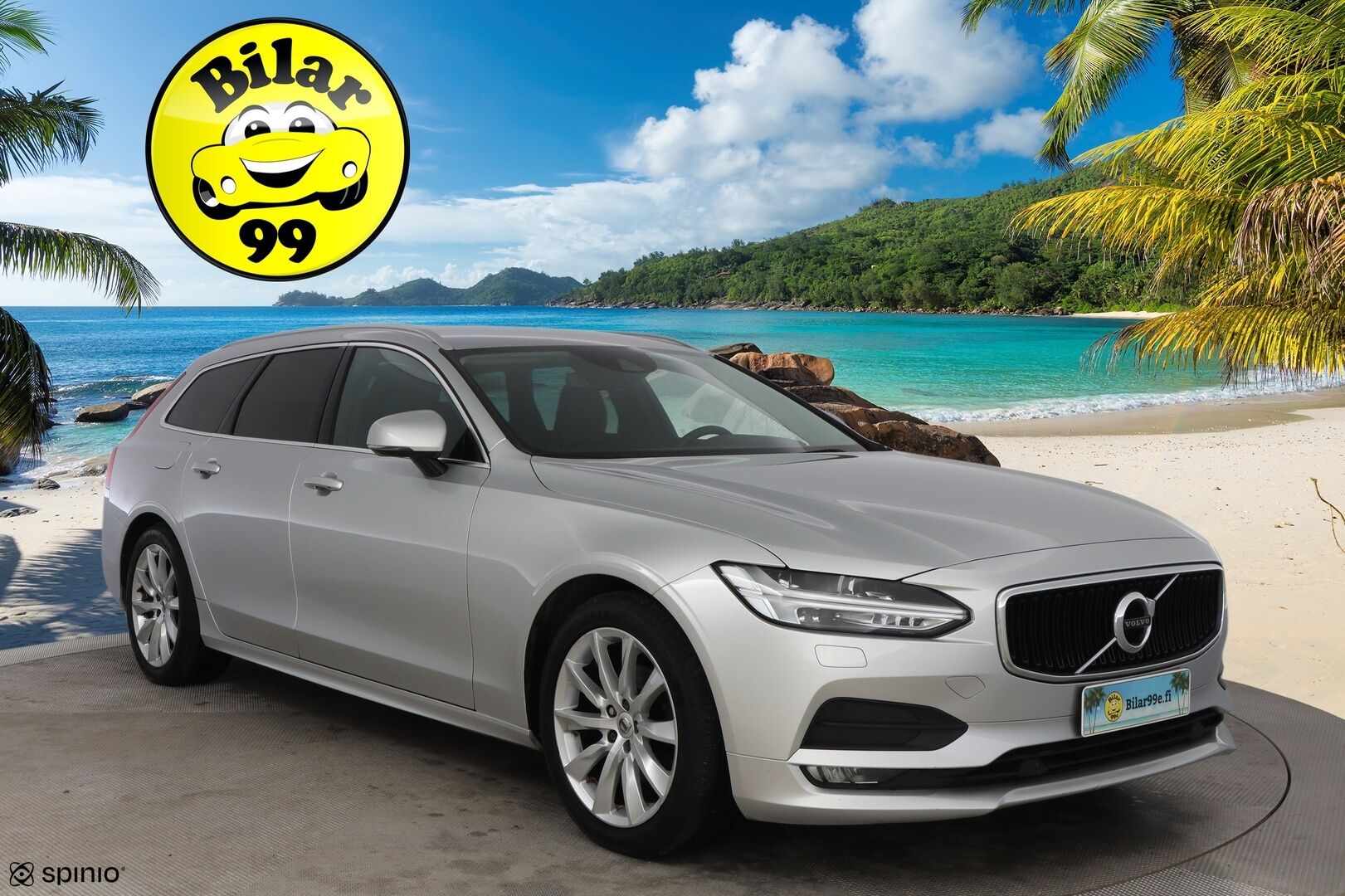 Volvo V90 2019 D4 AWD Momentum aut - Webasto / Adapt.Vakkari / P.Kamera / High Perf.Audio / Puolinahat / Ratinlämmitin / Sähköluukku