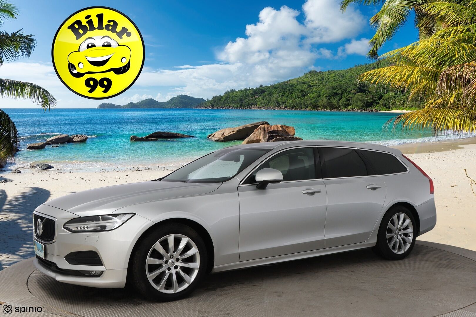 Volvo V90 2019 D4 AWD Momentum aut - Webasto / Adapt.Vakkari / P.Kamera / High Perf.Audio / Puolinahat / Ratinlämmitin / Sähköluukku